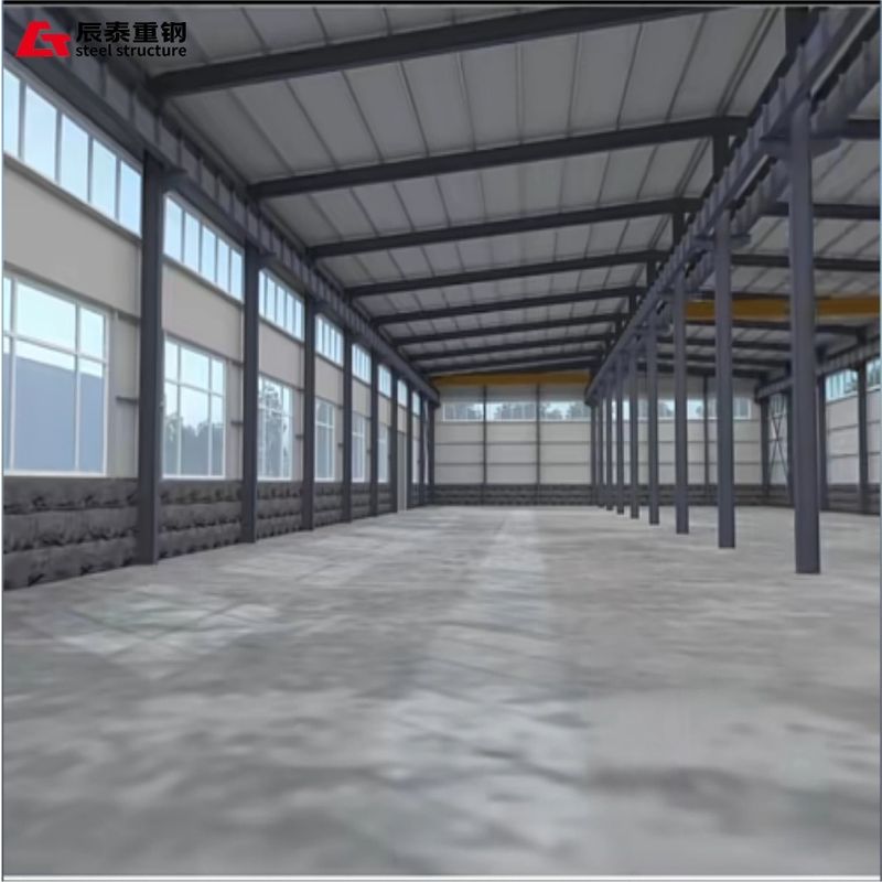 Prefabricated Building Steel Structure Workshop For Industrial Production