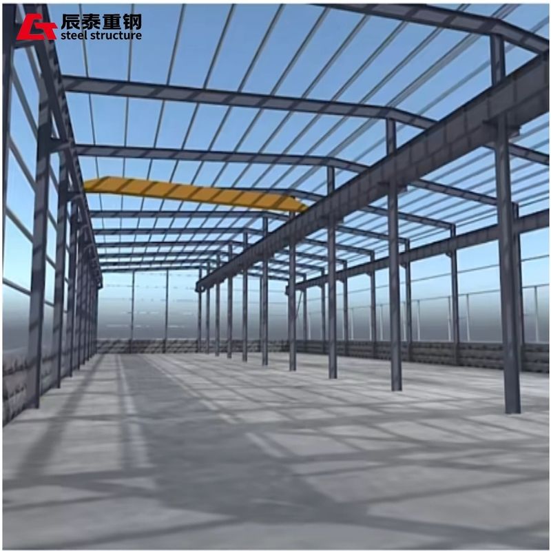 Prefabricated Building Steel Structure Workshop For Industrial Production