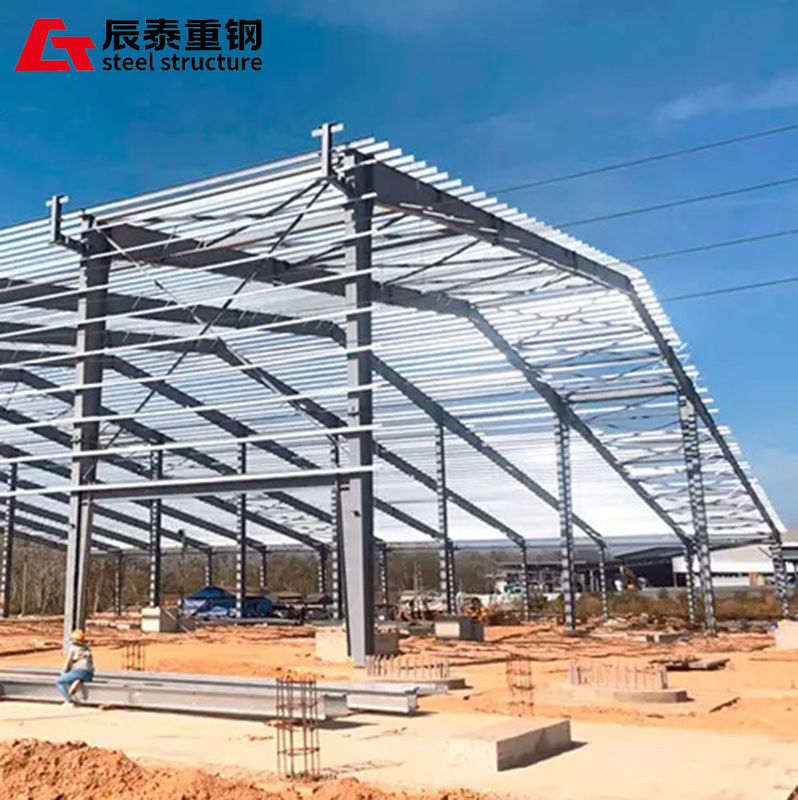 Mordern Durable Steel Frame Workshop Building For Logistics Industry