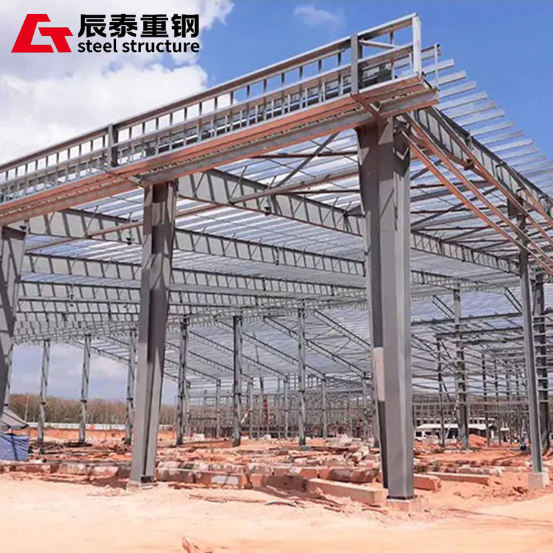 Mordern Durable Steel Frame Workshop Building For Logistics Industry
