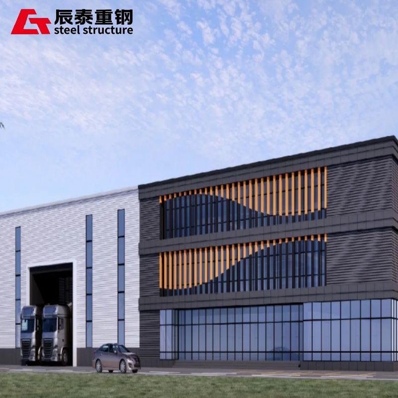 H Beam Prefabricated Steel Structure Workshop With Short Construction Cycle