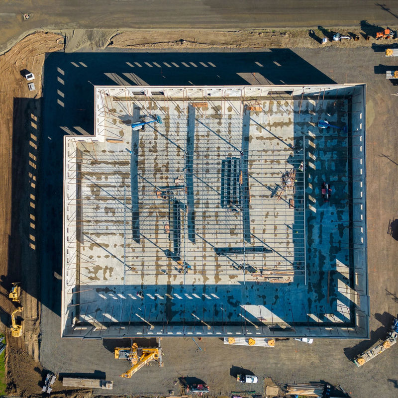 Coast Aluminum Steel Structure Workshop Building Customized For Factory