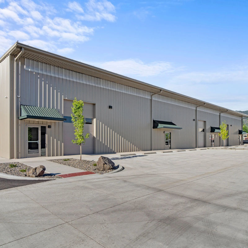 Commercial Steel Warehouse Building Earthquake Resistant with Sliding Door