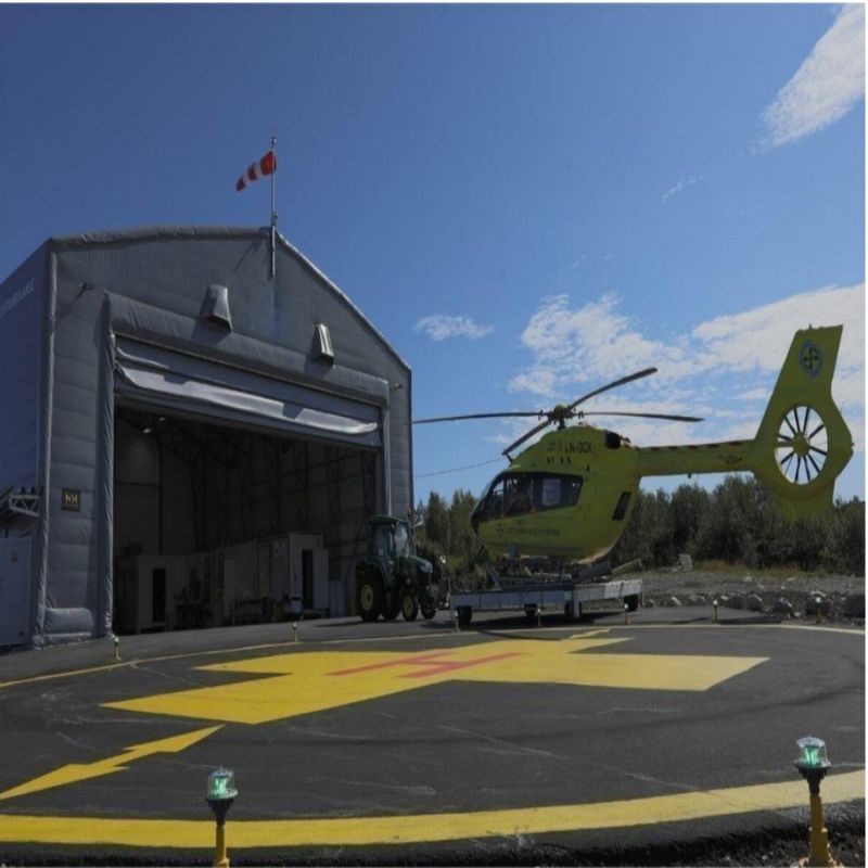 Prefabricated Steel Hangar Construction Fast Install for Military Airbase