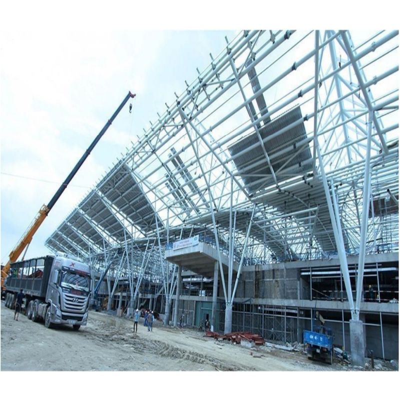 Q355 Steel Prefab Metal Airplane Hangar Industrial for Private Jet Storage