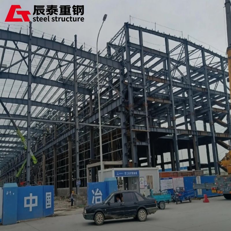 Streamlined Steel Structure Multi Storey Petrochemical Product Workshop