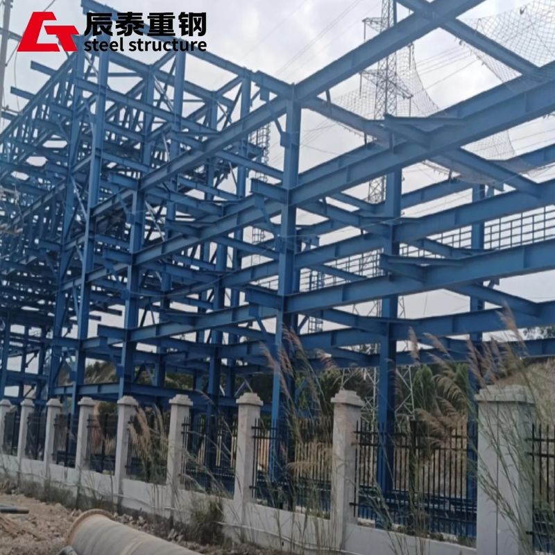 Streamlined Steel Structure Multi Storey Petrochemical Product Workshop