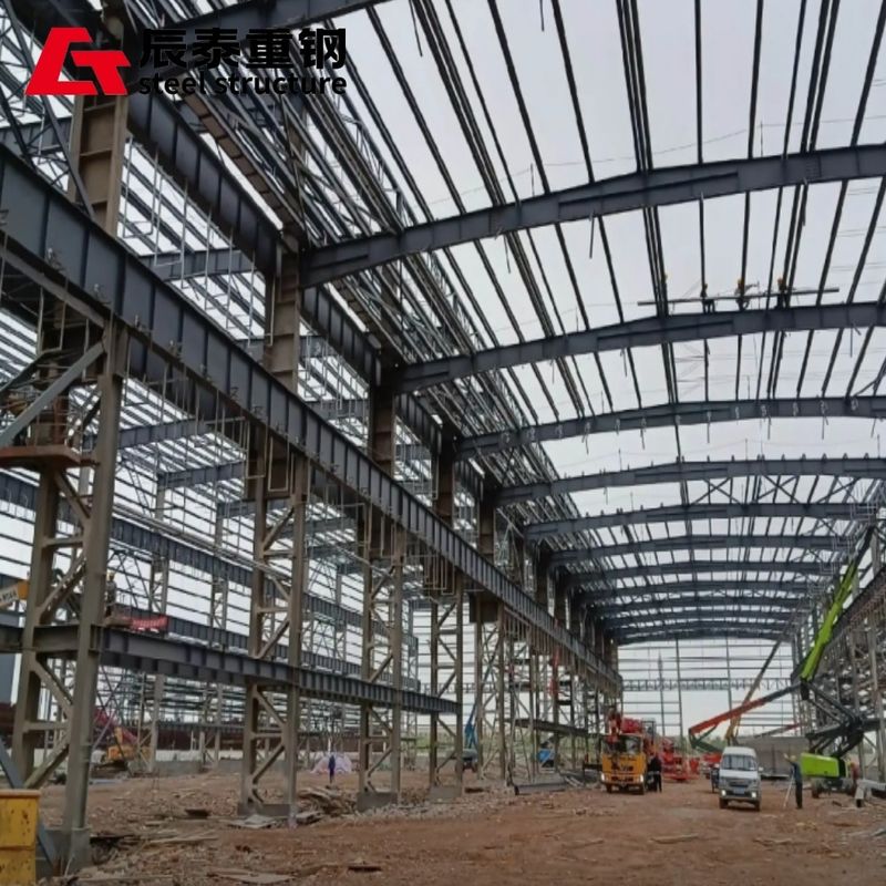 Wind Resistant Steel Structured Petrochemical Raw Material Pretreatment Multi Storey Workshop