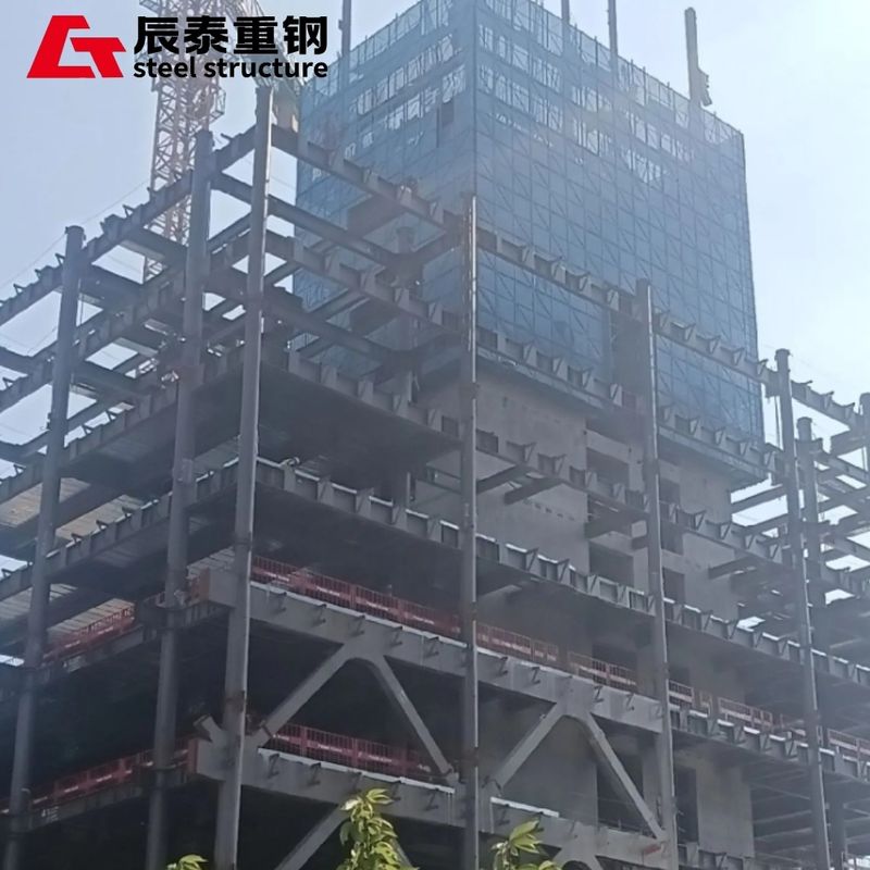 High Strength Steel Structure High-rise Metal Frame Building For Chemical And Petroleum Industry