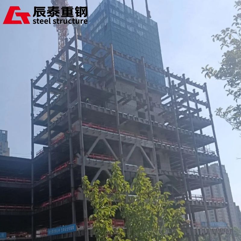 High Strength Steel Structure High-rise Metal Frame Building For Chemical And Petroleum Industry