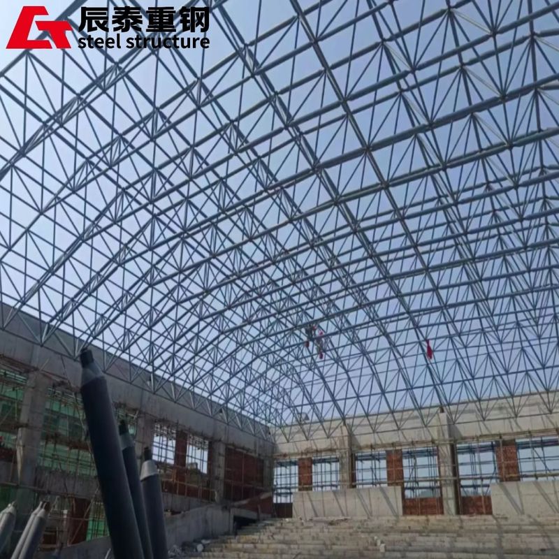 High Strength Prefab Steel Structure Building Multi Storey for Sports Area