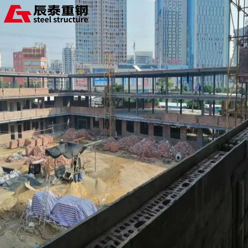 High Strength Prefab Steel Structure Building Multi Storey for Sports Area