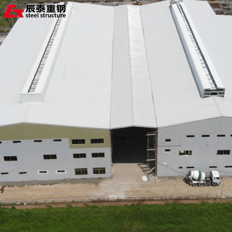 Prefabricated Steel Frame Building Construction for Plant Factory Workshop