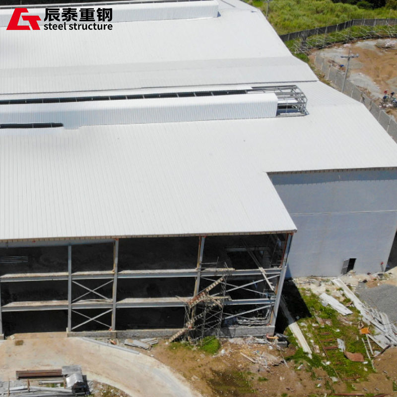 Prefabricated Steel Frame Building Construction for Plant Factory Workshop