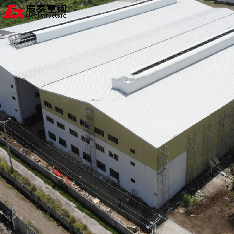 Prefabricated Steel Frame Building Construction for Plant Factory Workshop