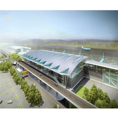 Prefabricated Light Steel Building Aircraft Hangar Light Weight With Good Stiffness